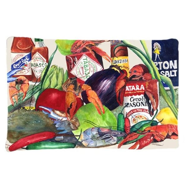 Carolines Treasures Carolines Treasures 8540PILLOWCASE 20.5 x 30 in. Louisana Spices Moisture Wicking Fabric Standard Pillow Case 8540PILLOWCASE - main
